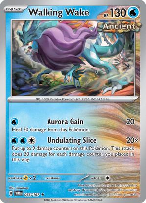Walking Wake 063/167 - Rare - Holo-Kantocards