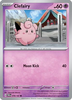 Clefairy 078/167 - Common-Kantocards