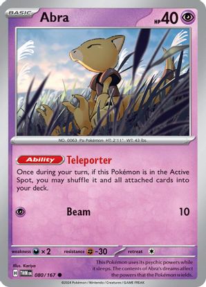 Abra 080/167 - Common-Kantocards