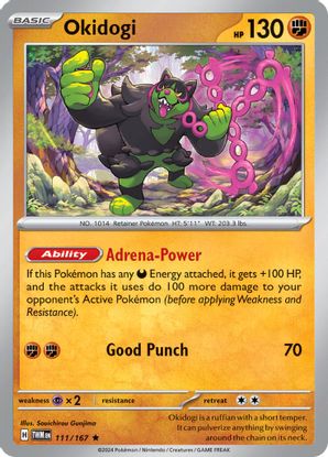 Okidogi 111/167 - Rare - Holo-Kantocards