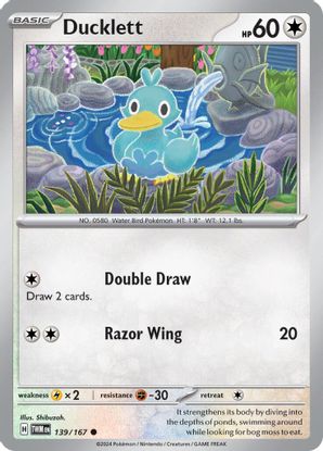 Ducklett 139/167 - Common-Kantocards