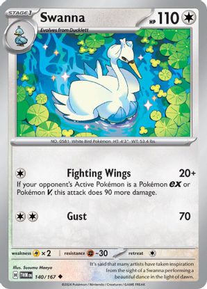 Swanna 140/167 - Uncommon-Kantocards