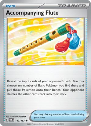 Accompanying Flute 142/167 - Uncommon-Kantocards