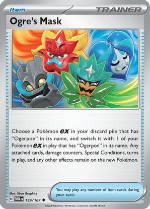 Ogre's Mask 159/167 - Uncommon-Kantocards