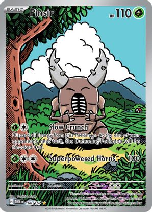 Pinsir 168/167 - Illustration Rare-Kantocards