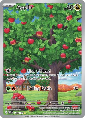 Applin - 185/167 Illustration Rare-Kantocards