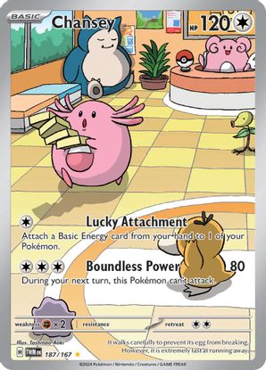 Chansey - 187/167 Illustration Rare-Kantocards