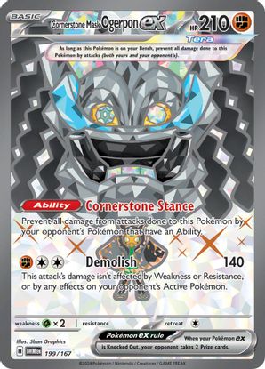 Cornerstone Mask Ogerpon ex - 199/167 Ultra Rare-Kantocards