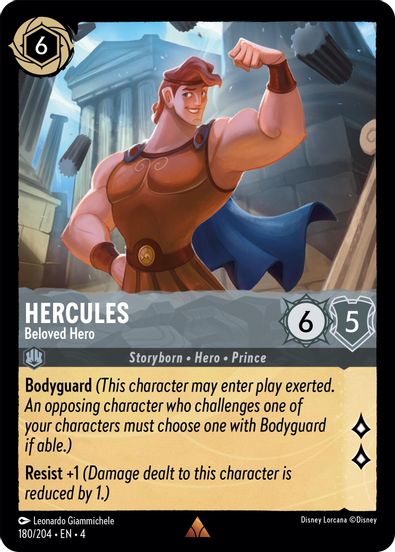 Hercules - Beloved Hero 180/204 - Rare - Cold Foil-Kantocards