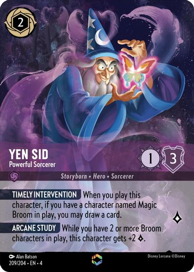 Yen Sid - Powerful Sorcerer (Enchanted) 209/204-Kantocards