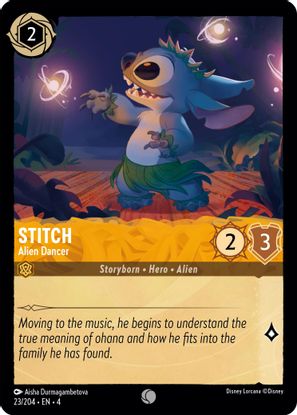 Stitch - Alien Dancer 23/204 - Common-Kantocards