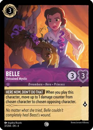 Belle - Untrained Mystic 37/204 - Common - Cold Foil-Kantocards