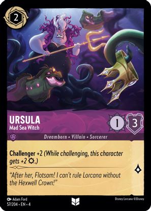 Ursula - Mad Sea Witch 57/204 - Uncommon-Kantocards