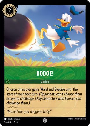 Dodge! 93/204 - Common - Cold Foil-Kantocards