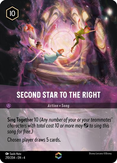 Second Star to the Right (Enchanted) 210/204-Kantocards