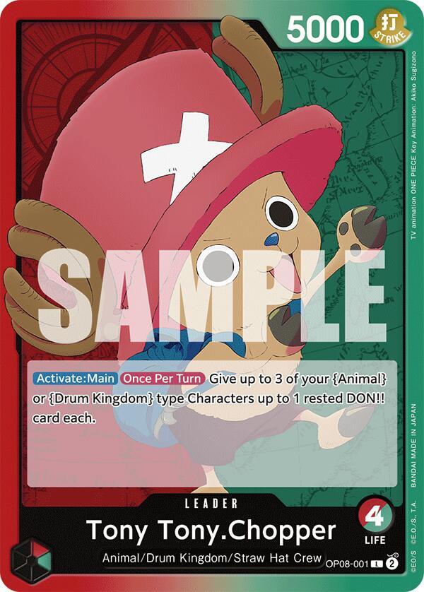 Tony Tony.Chopper OP08-001 Leader-Kantocards
