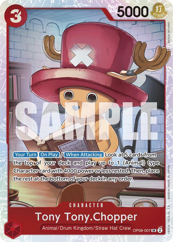 Tony Tony.Chopper OP08-007 Super Rare-Kantocards