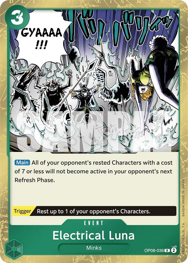 Electrical Luna OP08-036 Rare-Kantocards