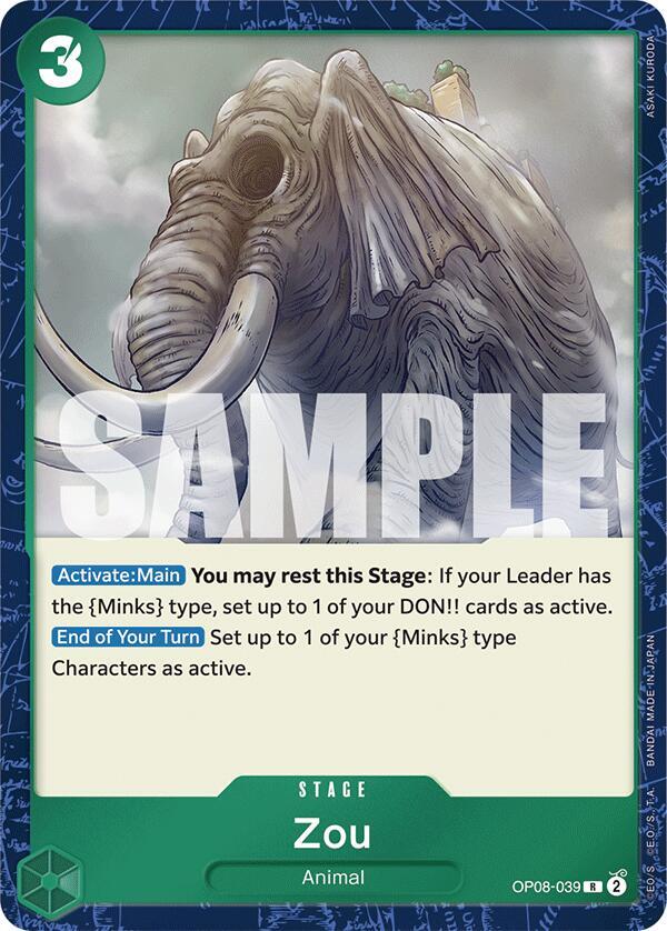Zou OP08-039 Rare-Kantocards