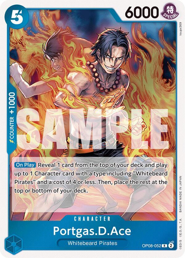 Portgas.D.Ace OP08-052 Rare-Kantocards