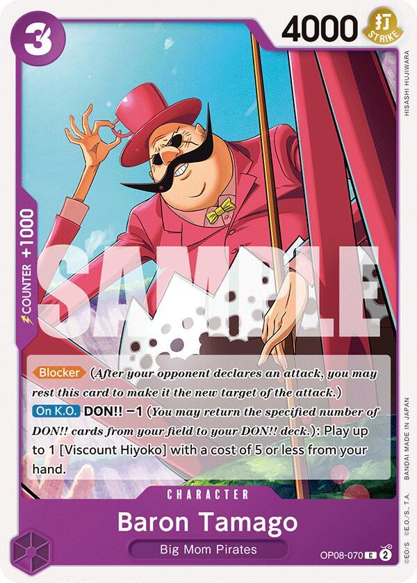 Baron Tamago OP08-070 Common-Kantocards