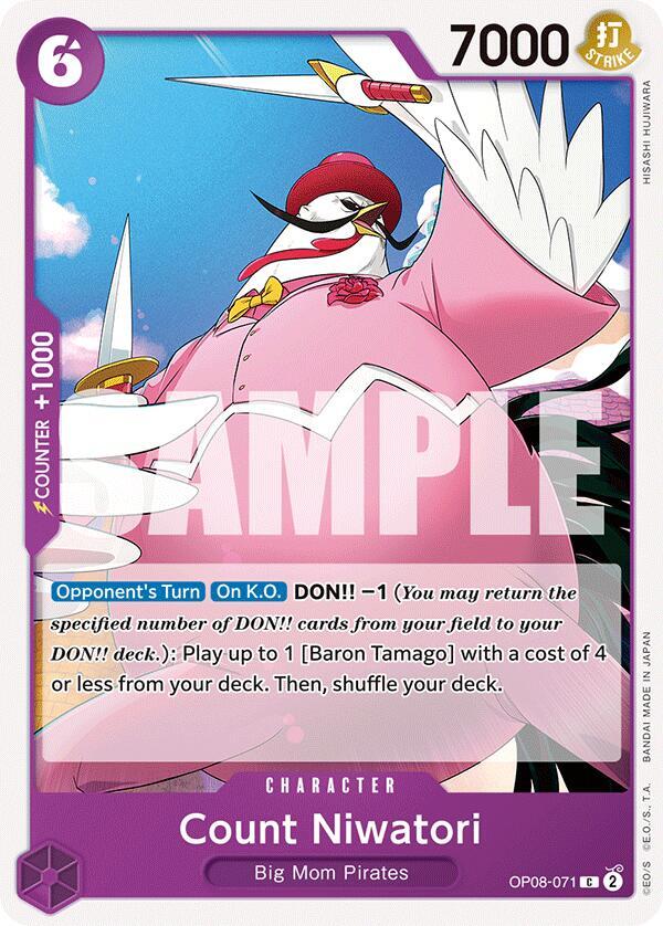 Count Niwatori OP08-071 Common-Kantocards