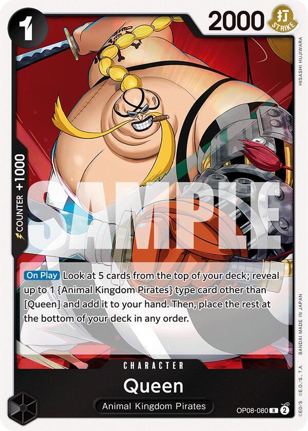 Queen OP08-080 Rare-Kantocards