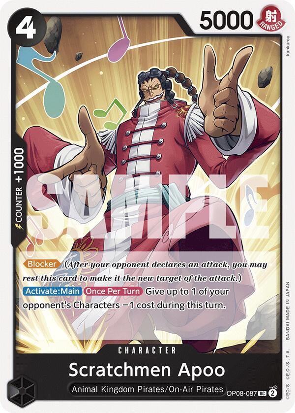 Scratchmen Apoo OP08-087 Uncommon-Kantocards
