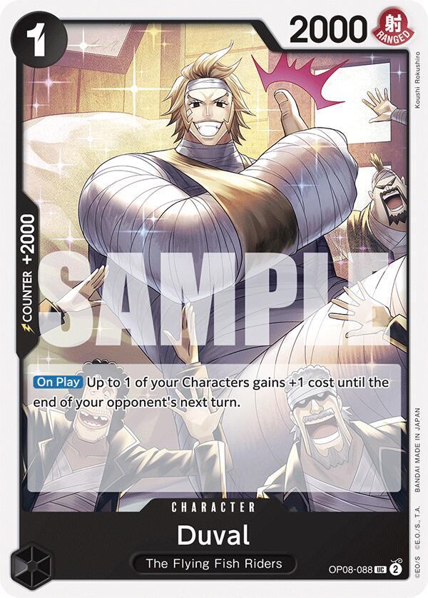 Duval OP08-088 Uncommon-Kantocards