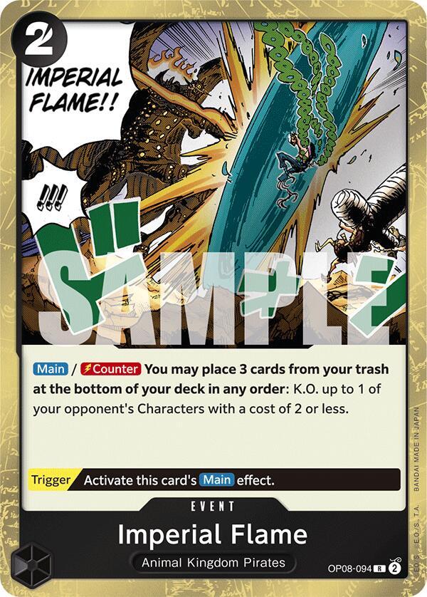 Imperial Flame OP08-094 Rare-Kantocards