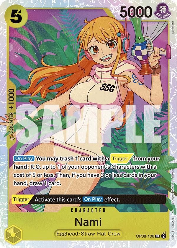 Nami OP08-106 Super Rare-Kantocards