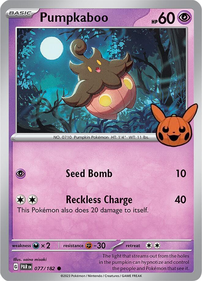 Pumpkaboo 077/182 - Common - Trick or Trade 2024-Kantocards