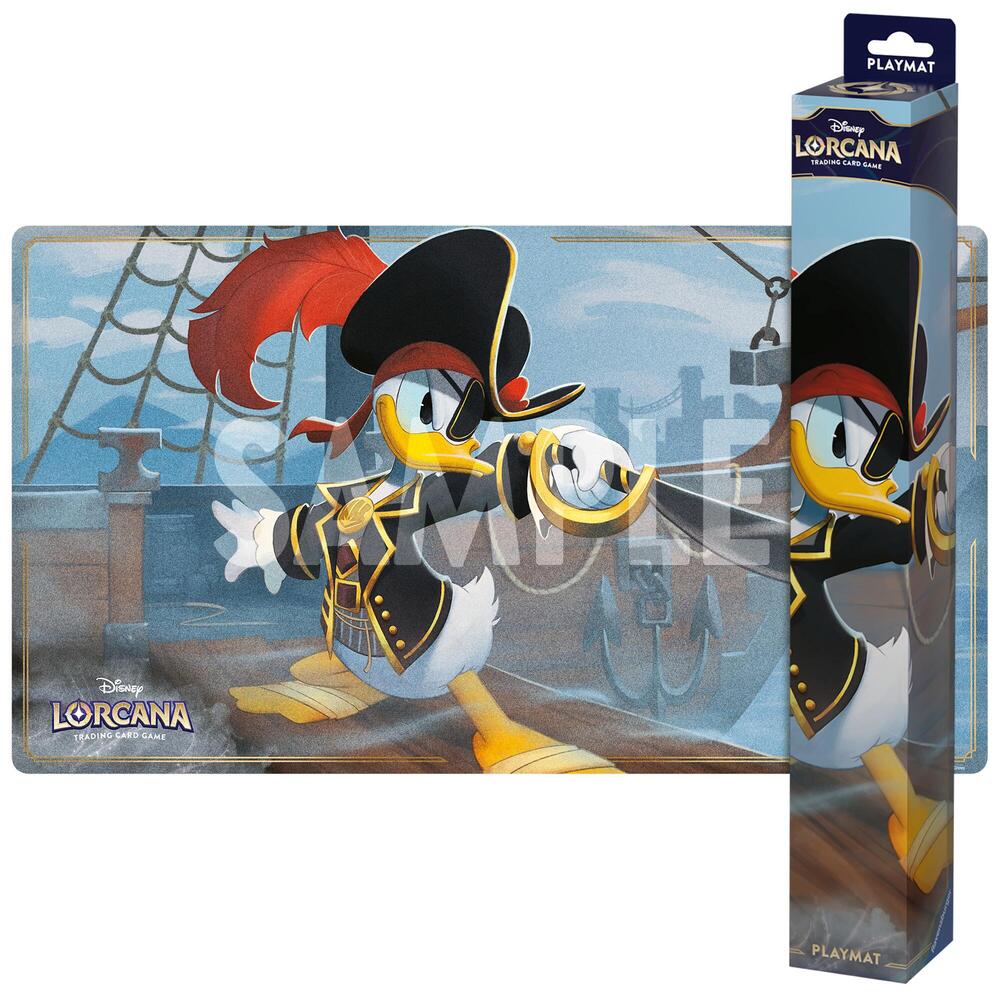 Lorcana - Azurite Sea - Playmat Donald Duck Buccaner-Kantocards