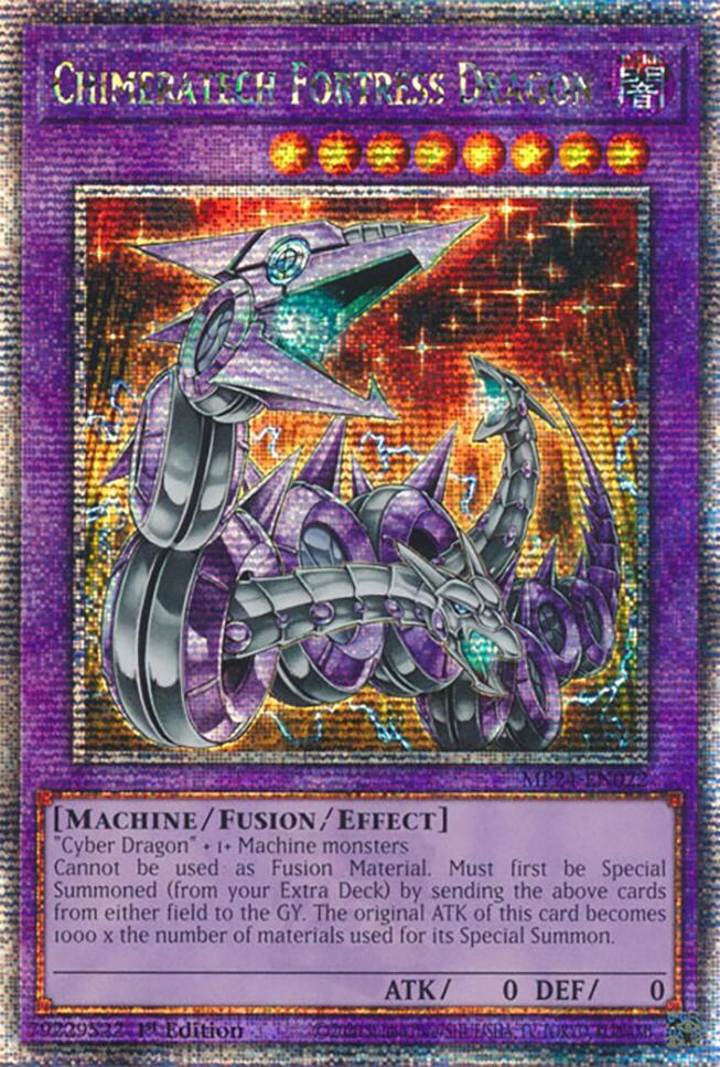 Chimeratech Fortress Dragon MP24-EN022 - (QCSR)-Kantocards