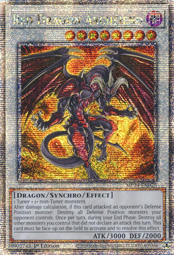 Red Dragon Archfiend MP24-EN025 - (QCSR)-Kantocards
