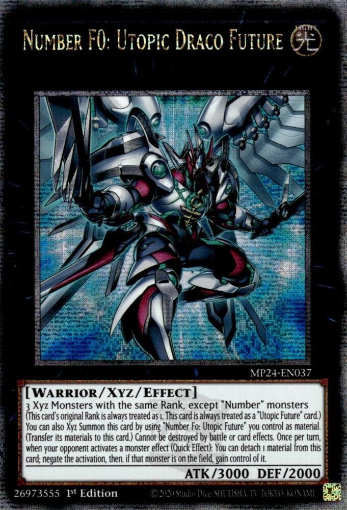 Number F0: Utopic Draco Future MP24-EN037 - (QCSR)-Kantocards