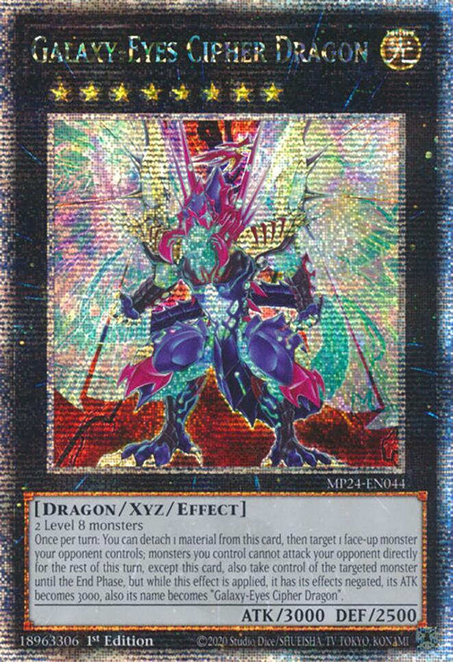 Galaxy-Eyes Cipher Dragon MP24-EN044 - (QCSR)-Kantocards