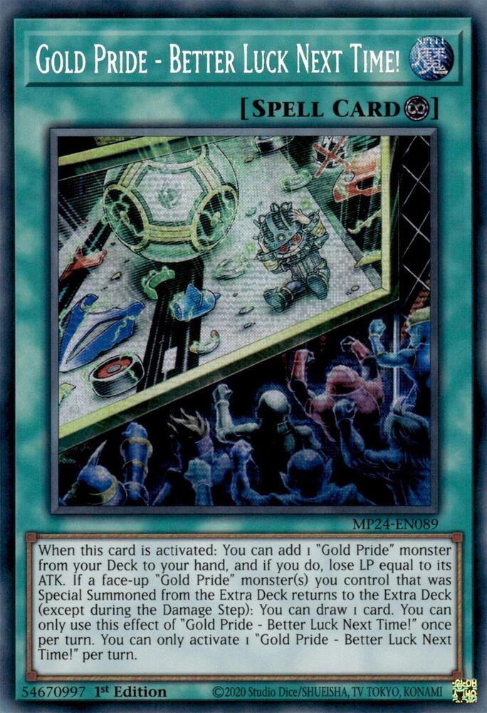 Gold Pride - Better Luck Next Time! MP24-EN089 - (PSR)-Kantocards