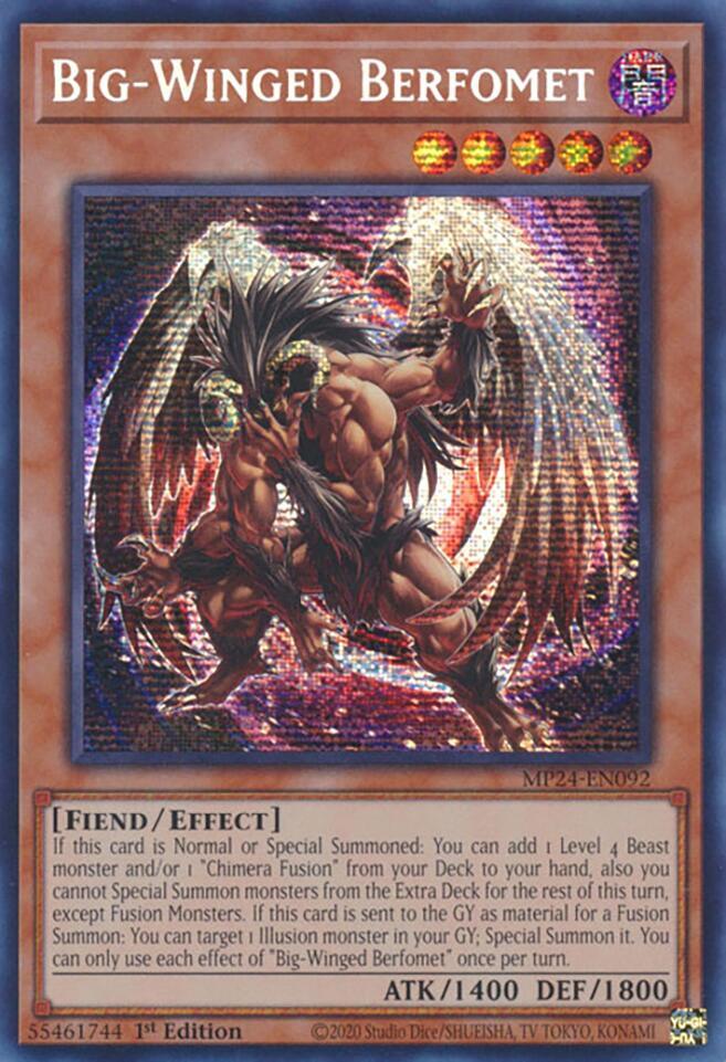 Big-Winged Berfomet MP24-EN092 - (PSR)-Kantocards