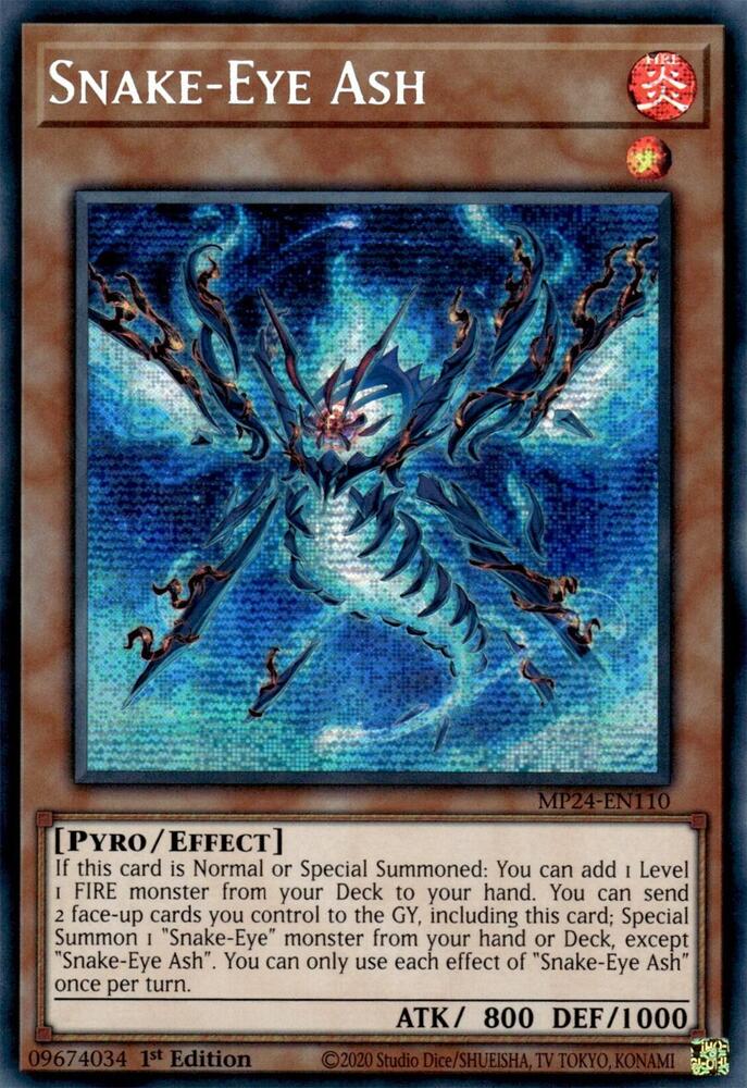 Snake-Eye Ash MP24-EN110 - (PSR)-Kantocards