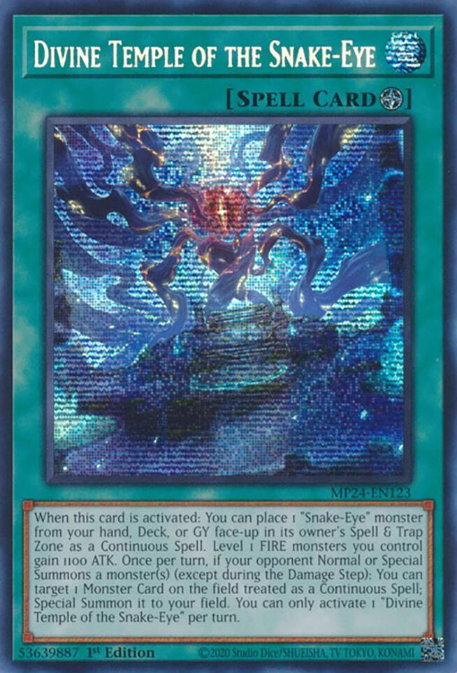 Divine Temple of the Snake-Eye MP24-EN123 - (PSR)-Kantocards