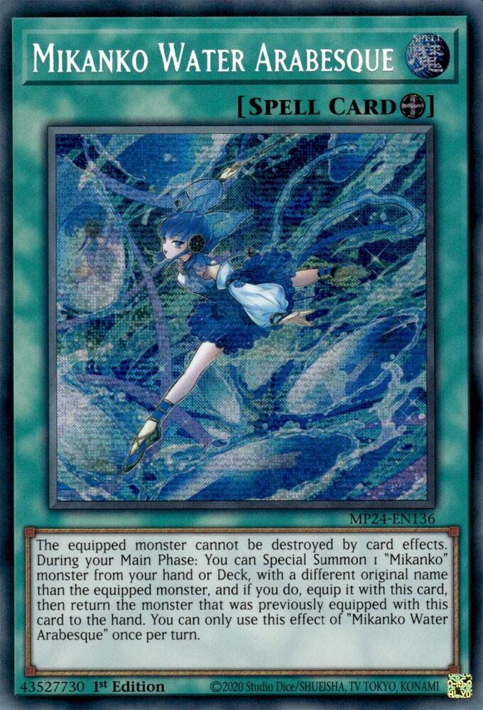 Mikanko Water Arabesque MP24-EN136 - (PSR)-Kantocards