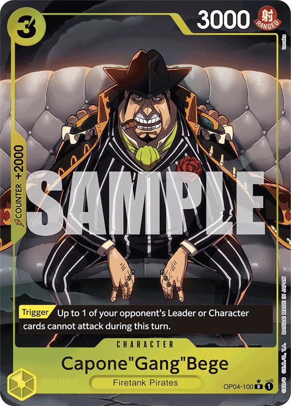 Capone"Gang"Bege - OP04-100 - Super Parallel - Rare-Kantocards