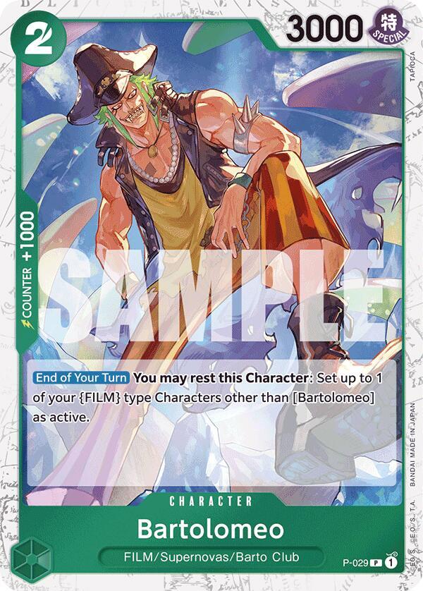 Bartolomeo - P-029 - Pirate Flag Foil - Promo-Kantocards