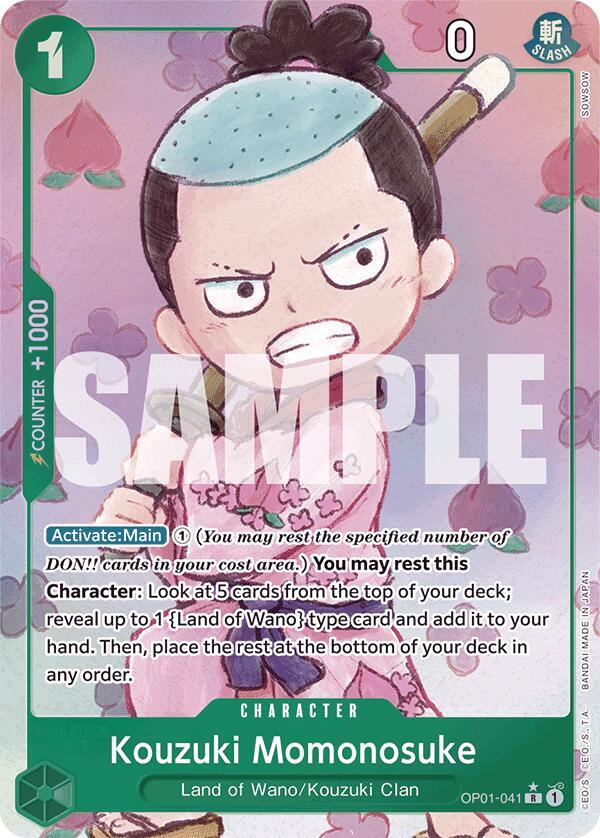 Kouzuki Momonosuke - OP01-041 - Super Parallel - Rare-Kantocards