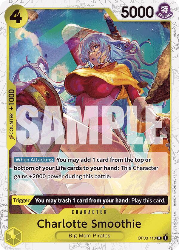 Charlotte Smoothie - OP03-110 - Pirate Flag Foil - Rare-Kantocards
