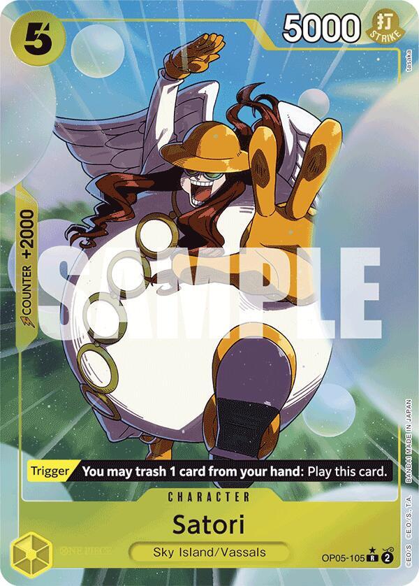 Satori - OP05-105 - Super Parallel - Rare-Kantocards