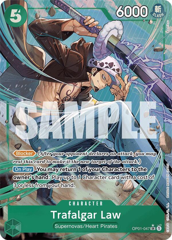 Trafalgar Law - OP01-047 - Super Parallel - Super Rare-Kantocards