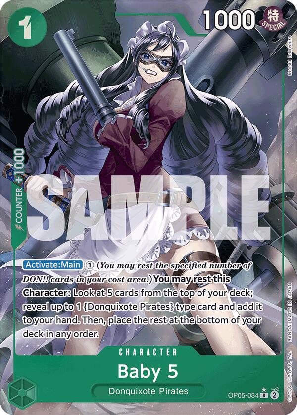 Baby 5 - OP05-034 - Full Art - Rare-Kantocards