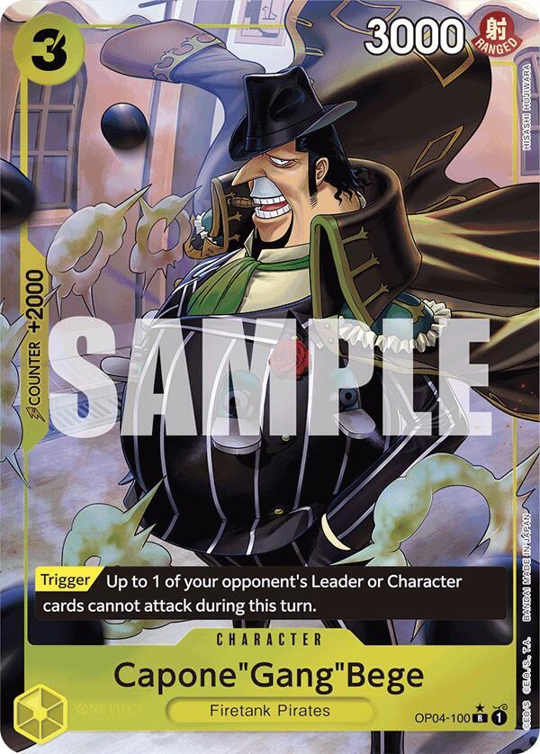Capone"Gang"Bege - OP04-100 - Full Art - Rare-Kantocards
